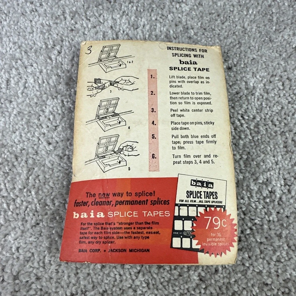 Baia Uniflex Tape Slicer for 8 or 16mm‎ Movie Film